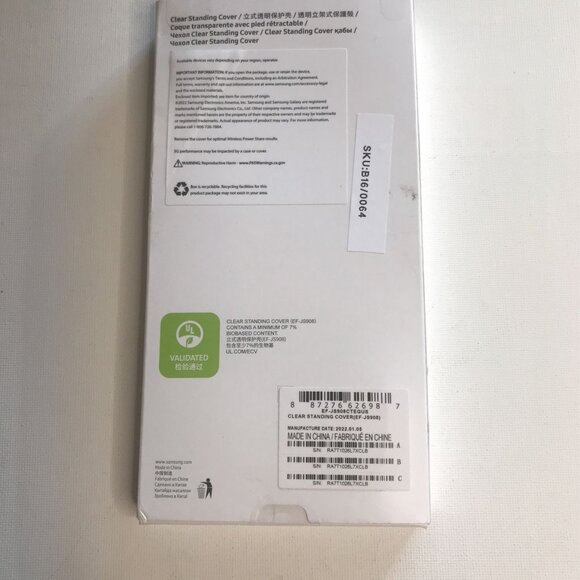 Official Samsung Galaxy S22 Ultra Clear Standing Case - Picture 4 of 7